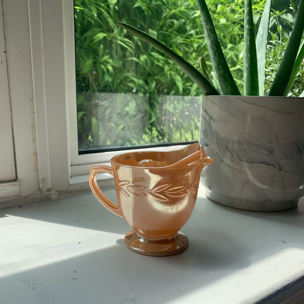 Vintage Fire king small pitcher